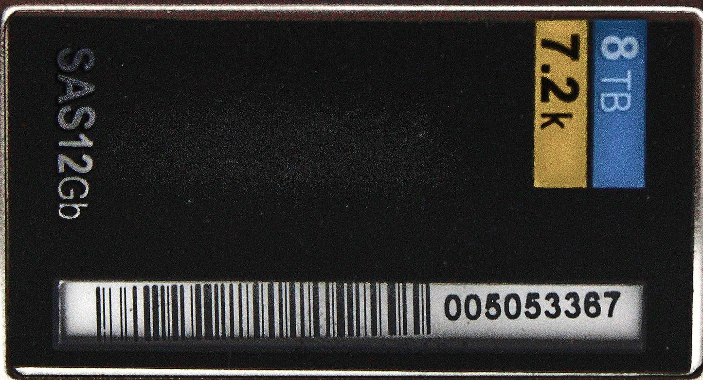 EMC 005053367 8TB 7.2K SAS 3.5 12G DS60, Used