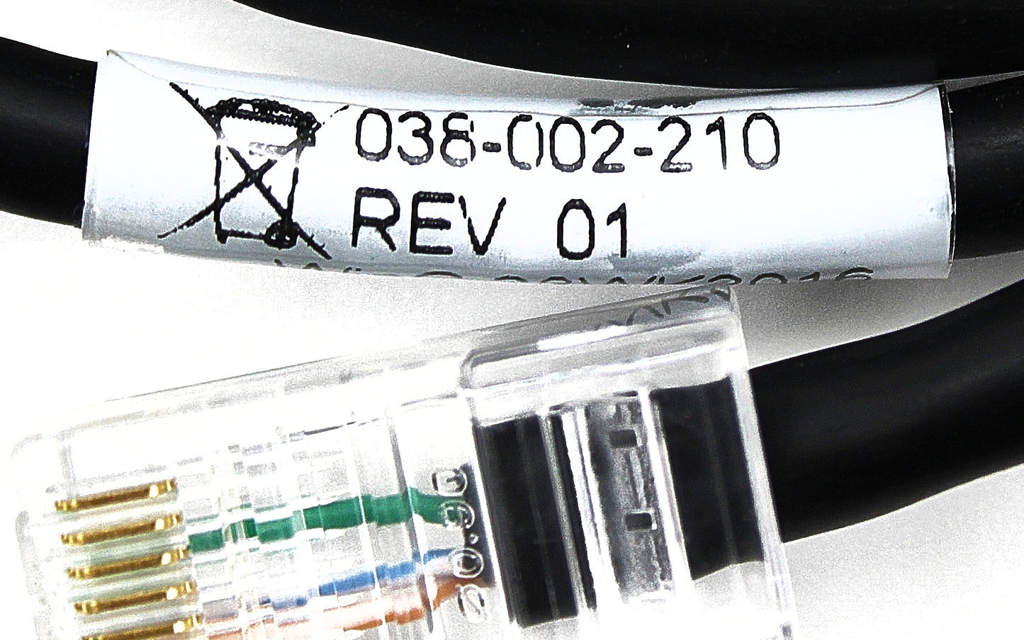 EMC 038-002-210 CABLE  ASSY, SERIAL COMMUNICATION, 1M R45 TO RJ50, New No Box