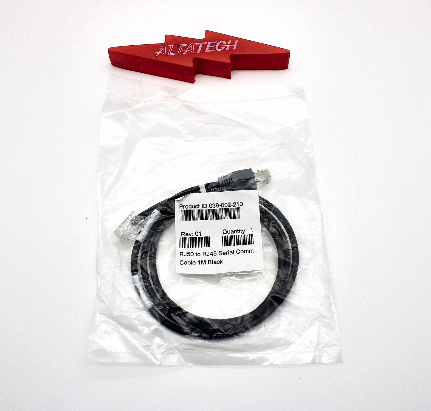 EMC 038-002-210 CABLE  ASSY, SERIAL COMMUNICATION, 1M R45 TO RJ50, New No Box