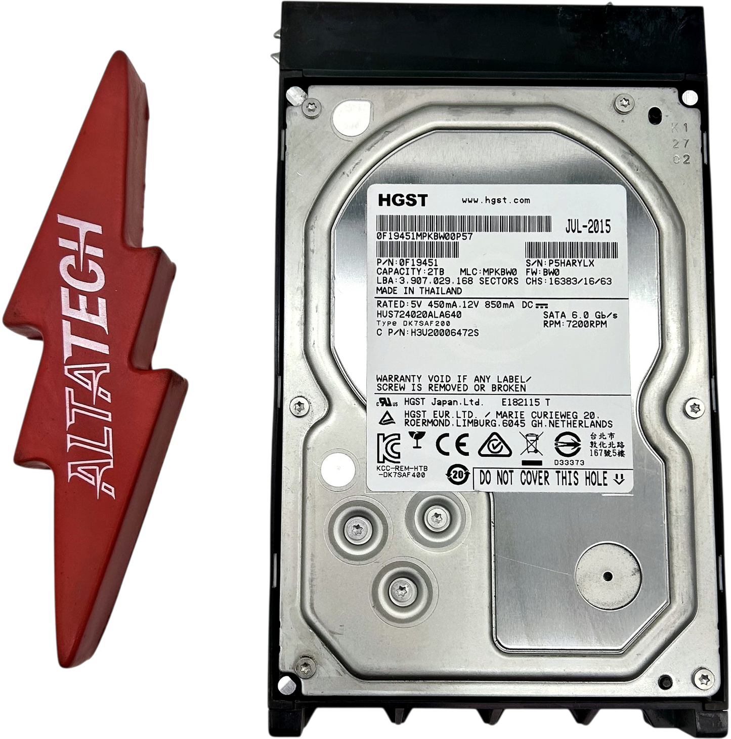 EMC 0F19451-ISILON 2TB 7.2K SATA 3.5 6G ISILON, Used