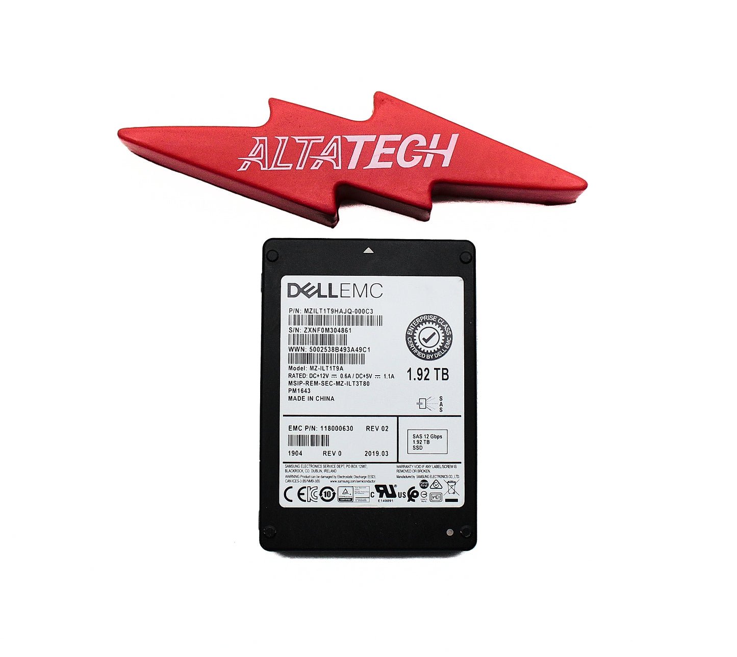 EMC 118000630 1.92TB SSD 12GB 2.5 SAS SSD FOR VNX, Used