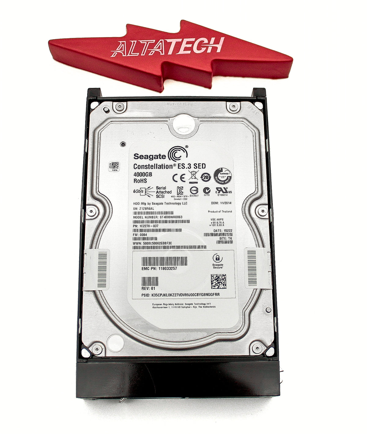 EMC 1C2270-037-ISILON 4TB 7.2K SAS 3.5 6G SED ISILON, Used