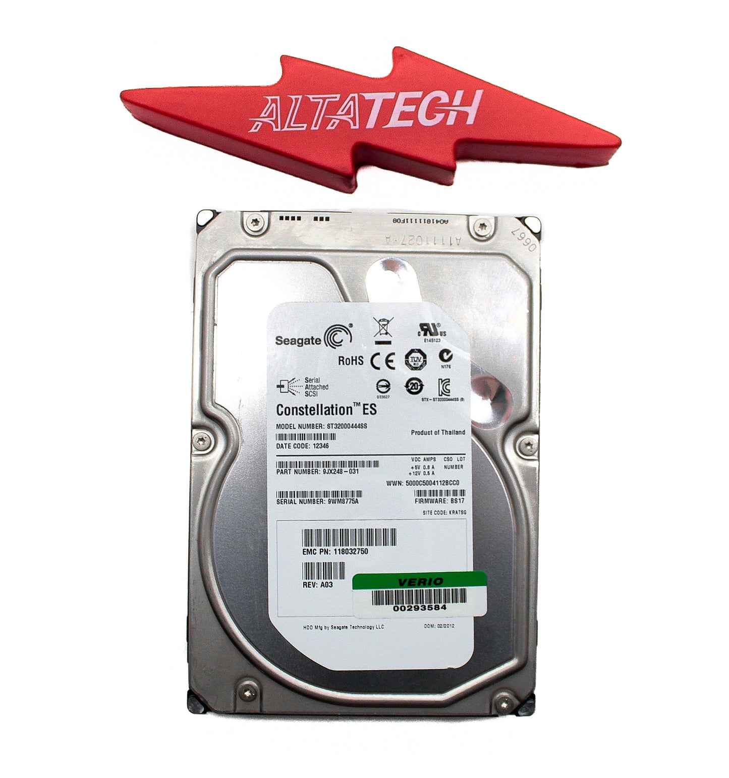 EMC 9JX248-031 2TB 7.2K SAS 3.5 6G *No Tray, Used