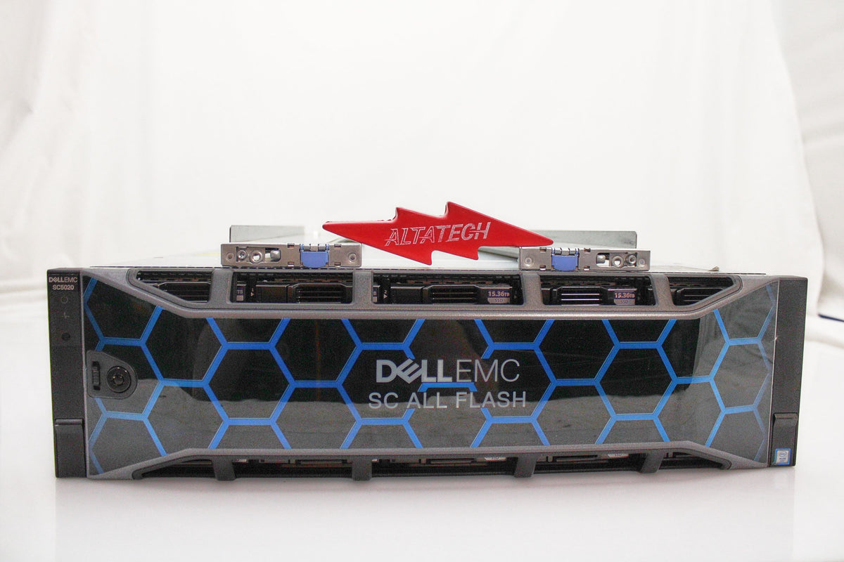 EMC SC5020F_30x15.36TB SC5020F w/ 16G Controllers 30 x 15.36TB SSD's, Used