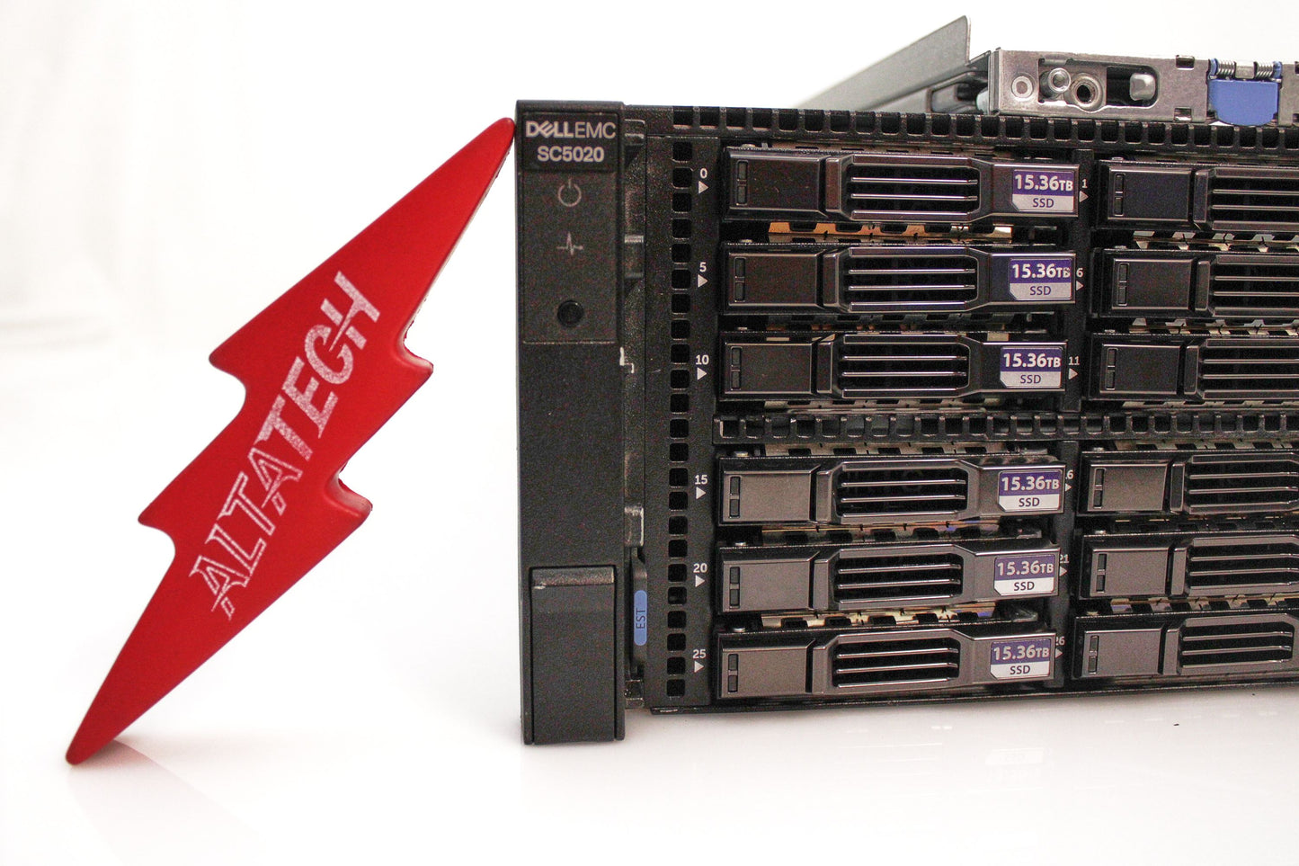 EMC SC5020F_30x15.36TB SC5020F w/ 16G Controllers 30 x 15.36TB SSD's, Used