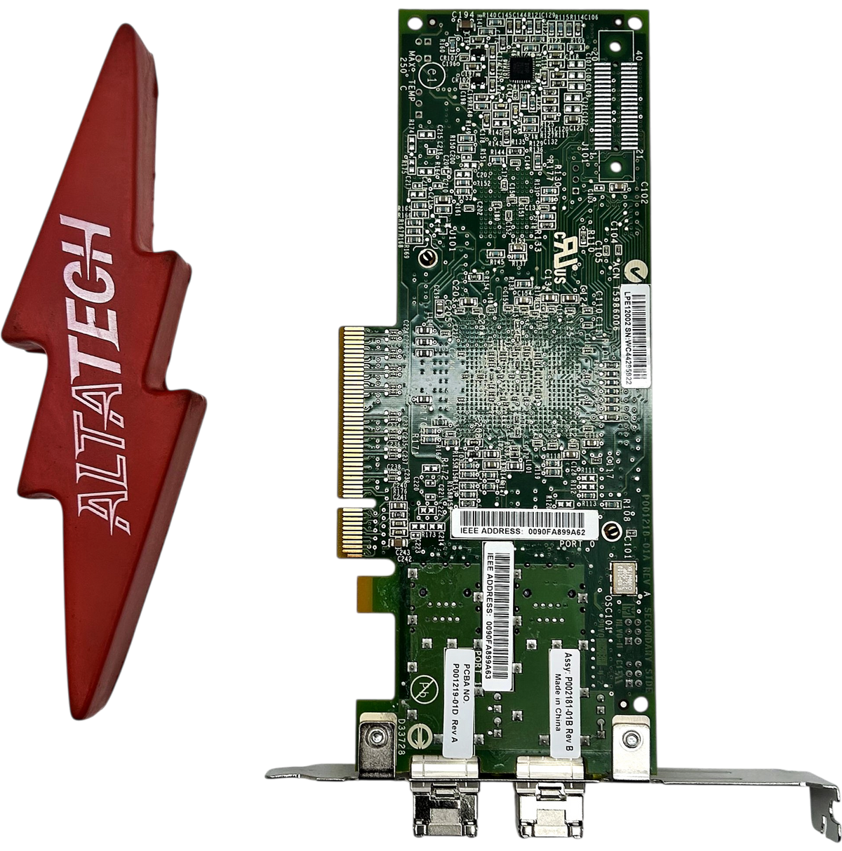 Emulex P002181-01B EMULEX 8GB DUAL PORT PCI-E, Used