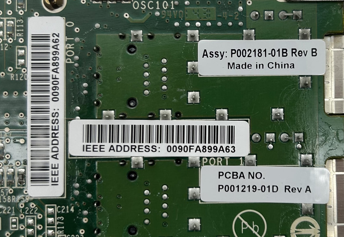Emulex P002181-01B EMULEX 8GB DUAL PORT PCI-E, Used