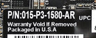 EVGA 015-P3-1580-AR NVIDIA GeForce GTX 580 1.5GB 2x l DVI-I,1x HDMI 1.4a FH PCIE, Used