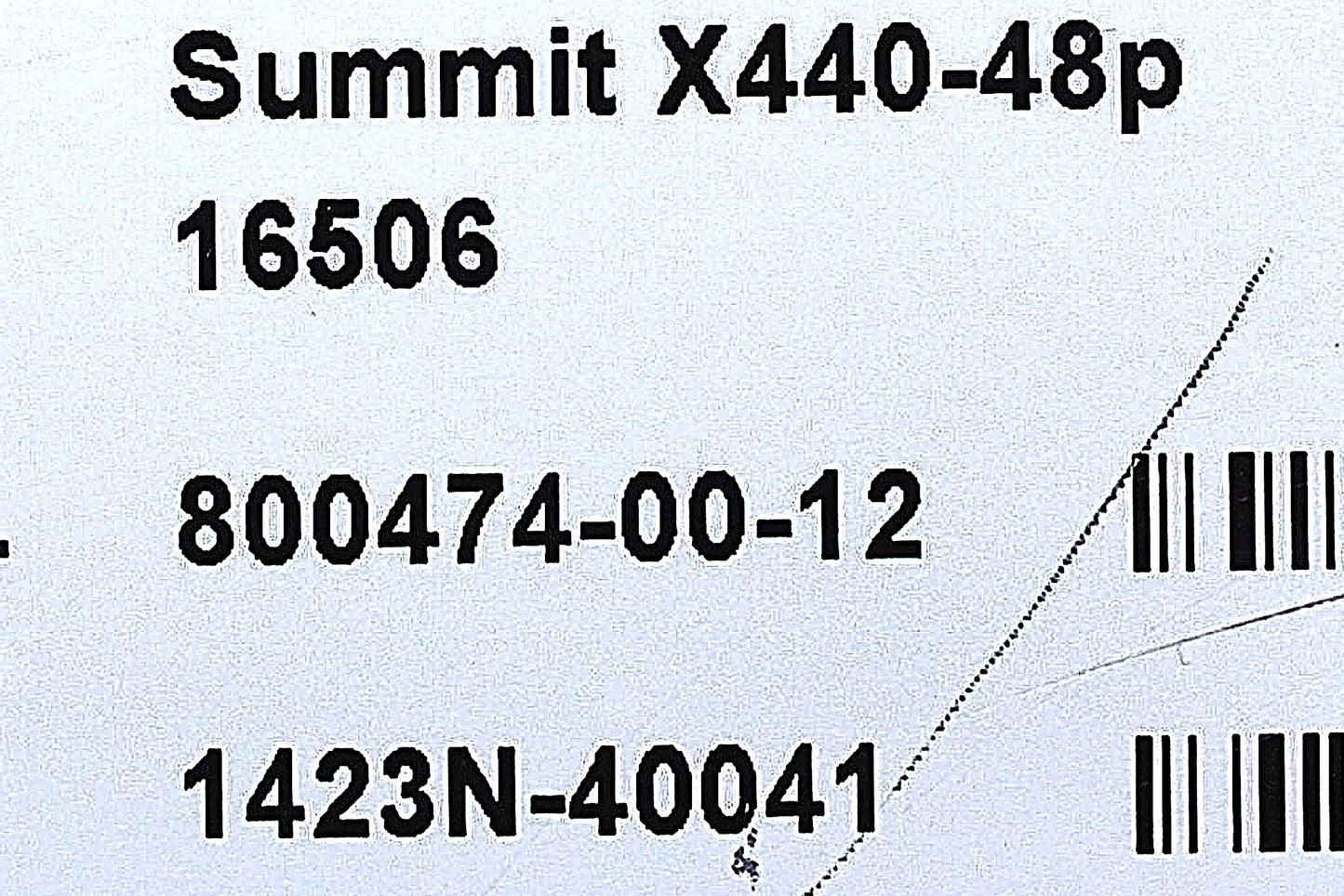 Extreme X440-48P 48 Port Gigabit PoE Managed Switch, Used