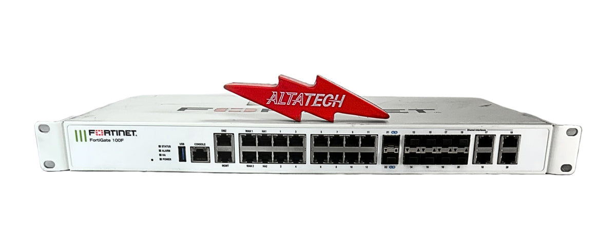 Fortinet FG-100F FortiGate-100F Network Firewall Appliance, Used