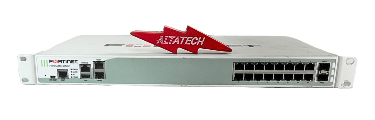 Fortinet FG-200D 16 Port Gigabit Firewall Security Appliance, Used