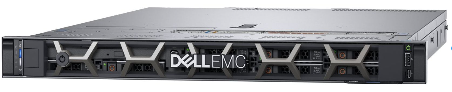 Poweredge 440 Rear View Dell PowerEdge R440