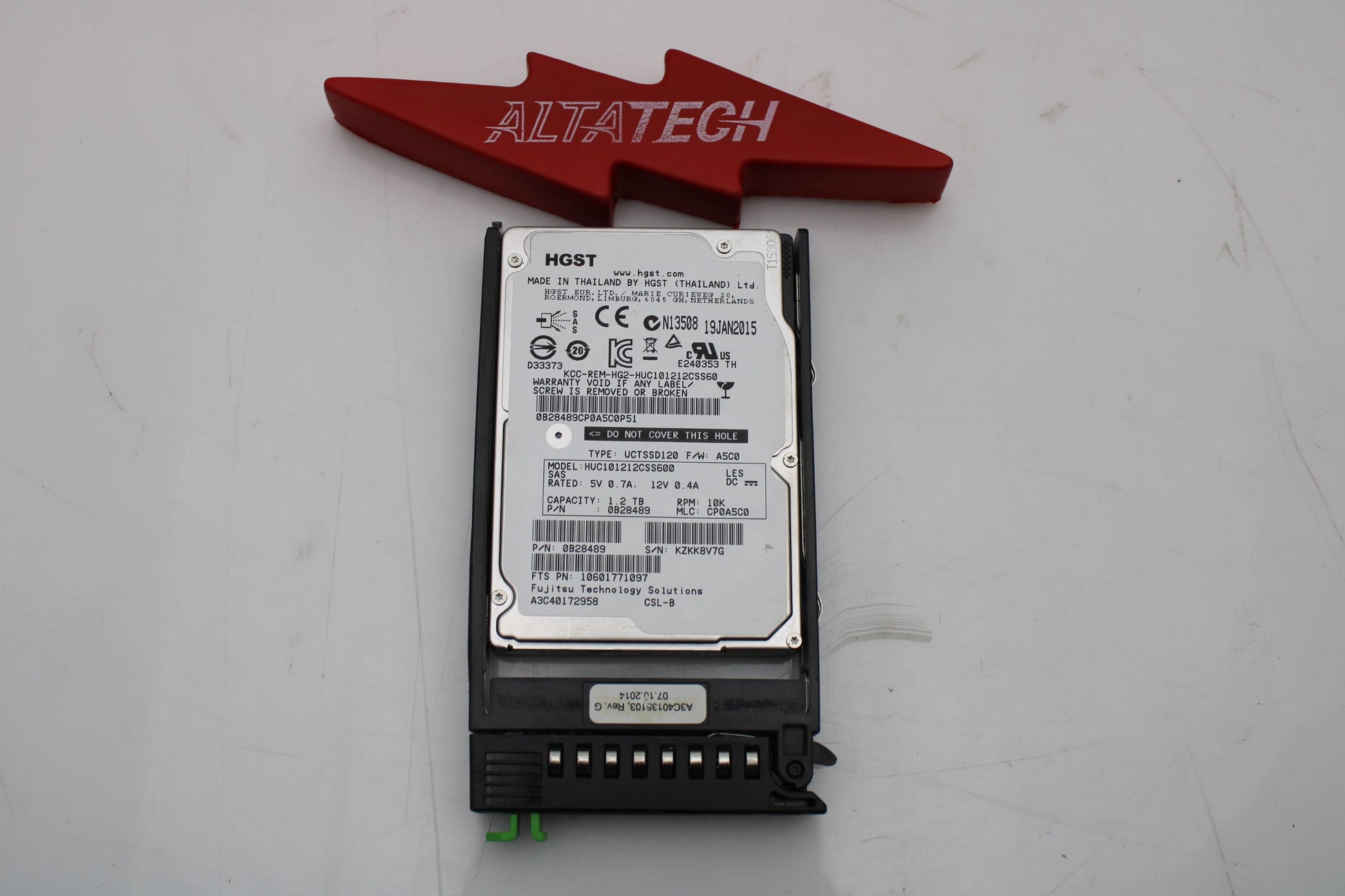 Fujitsu 0B28489-FTS 1.2TB 10K SAS 2.5 6G HDD, Used