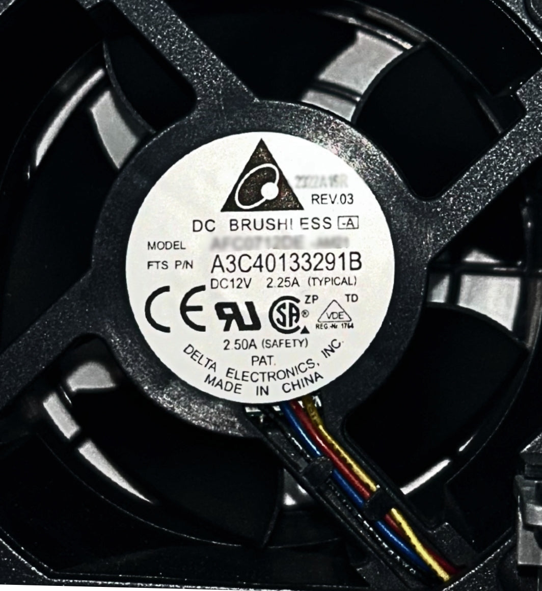 Fujitsu A3C40133291 Fan Assembly, Delta RX300 S7, Used