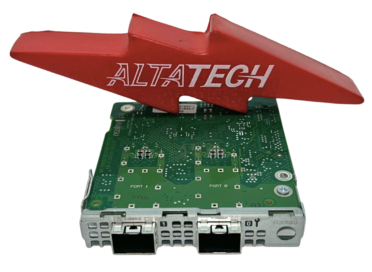Fujitsu D3265-A12-GS1 2 Port  10GB SFP+ Dynamiclom Module Network Interface Card, Used