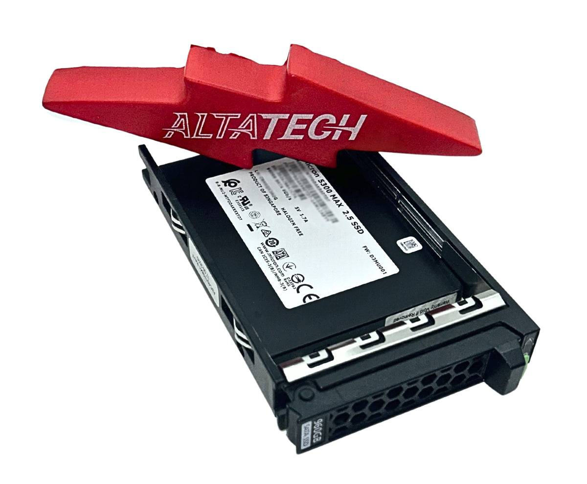 FUJITSU S26361-F5776-L960 960GB SSD SATA 2.5 6G MU RX2530 M1/M5, Used