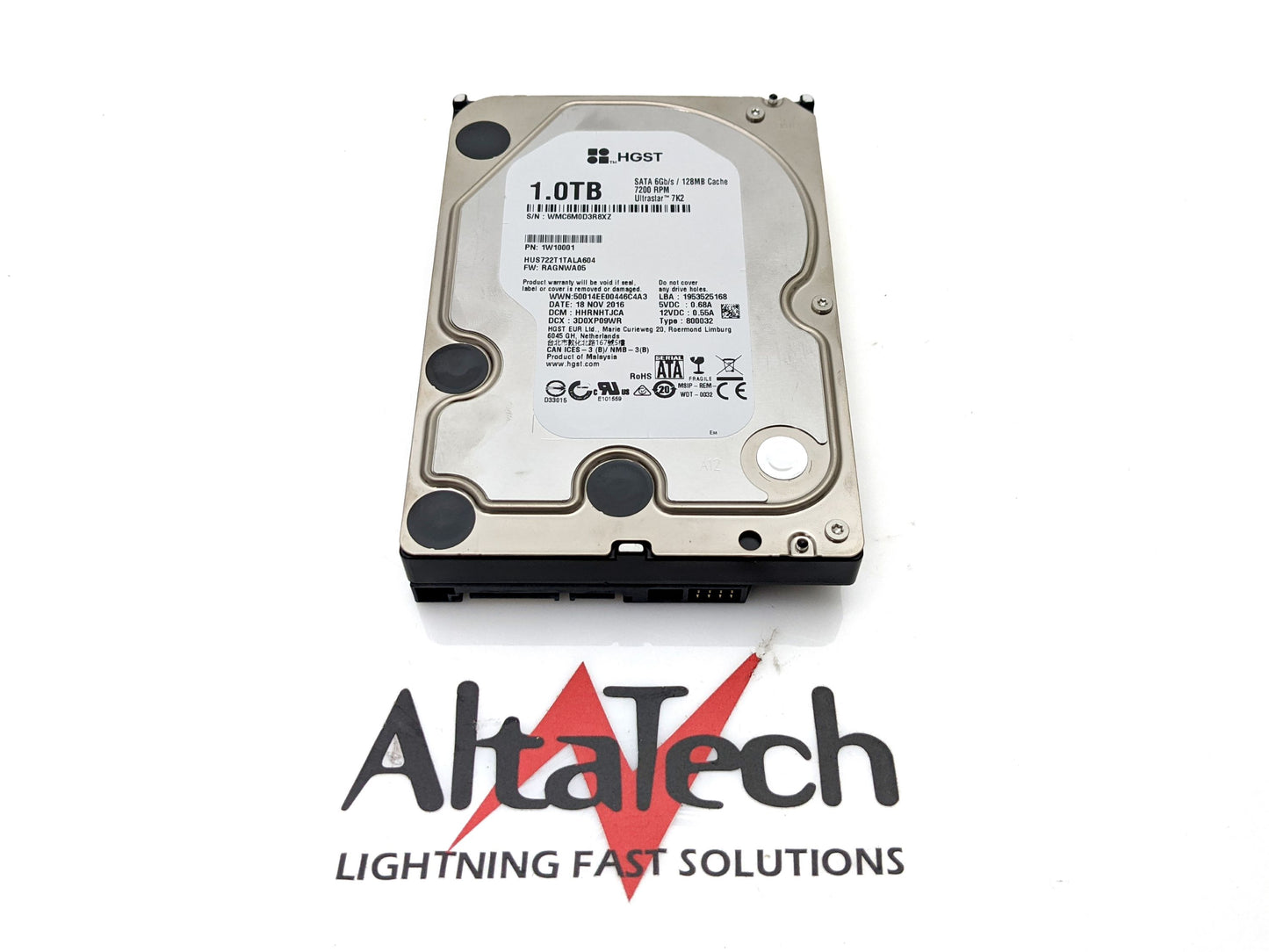 HGST HUS722T1TALA604 1TB 6Gbps SATA LFF Hard Disk Drive, Used