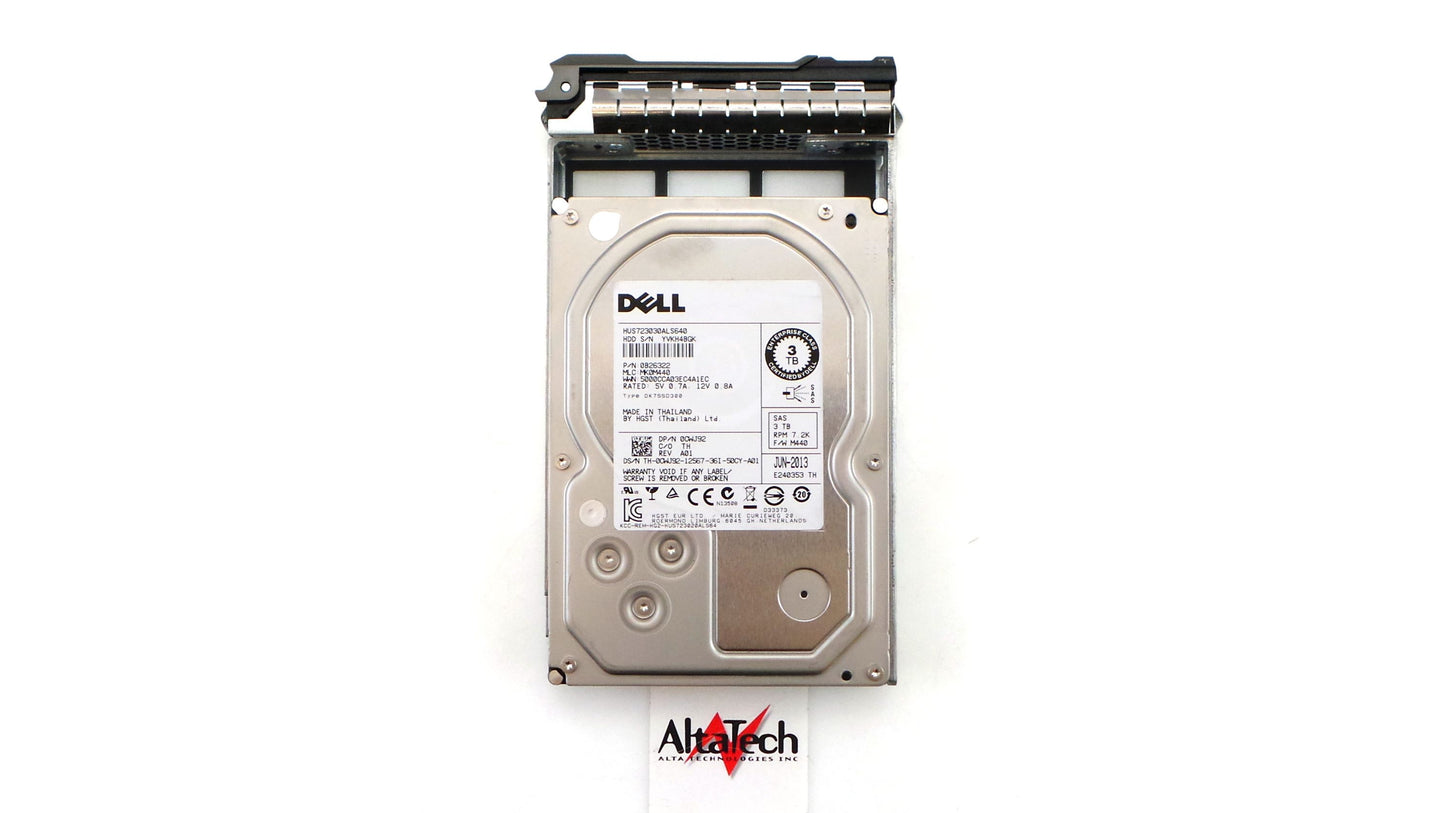 HGST HUS723030ALS640 3TB SAS 7.2K 3.5" 6G HDD, Used