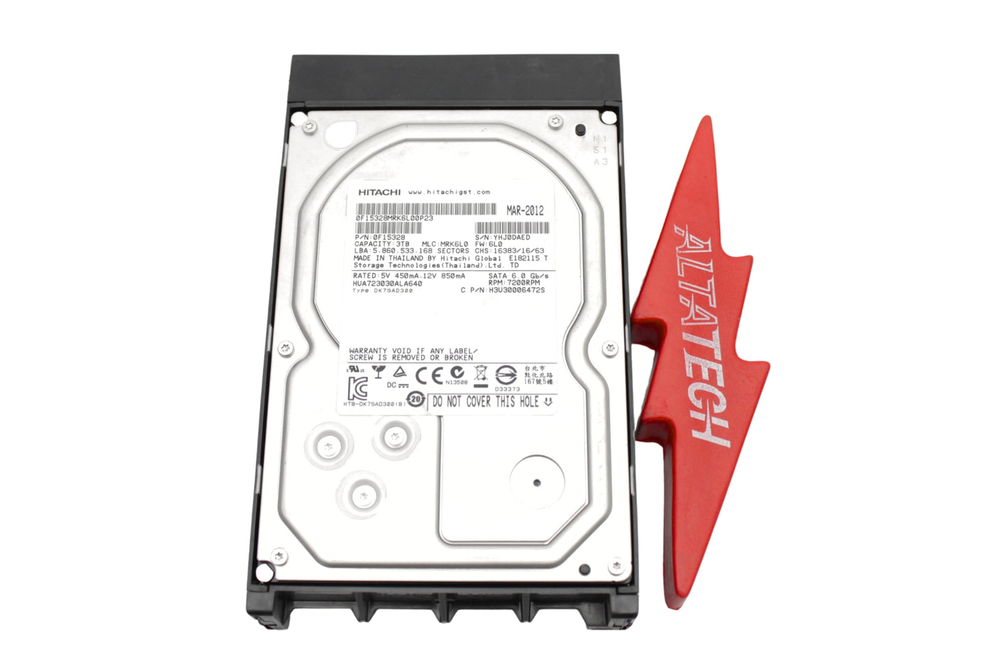 Hitachi 0A30229 Deskstar 400GB 7.2K SATA 3.5" EQL HDD Hard Drive, Used