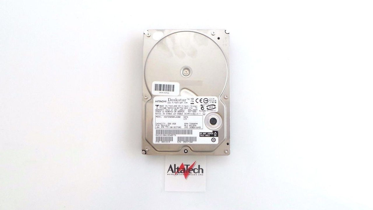 Hitachi 0A31619 500GB 7.2K SATA 3.5" Hard Drive, Used