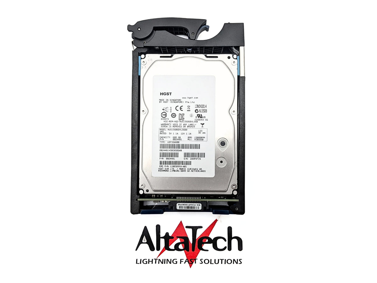 Hitachi 0B31568 HGST EMC 600GB 15K SAS 2.5" 6G HDD Hard Drive, Used