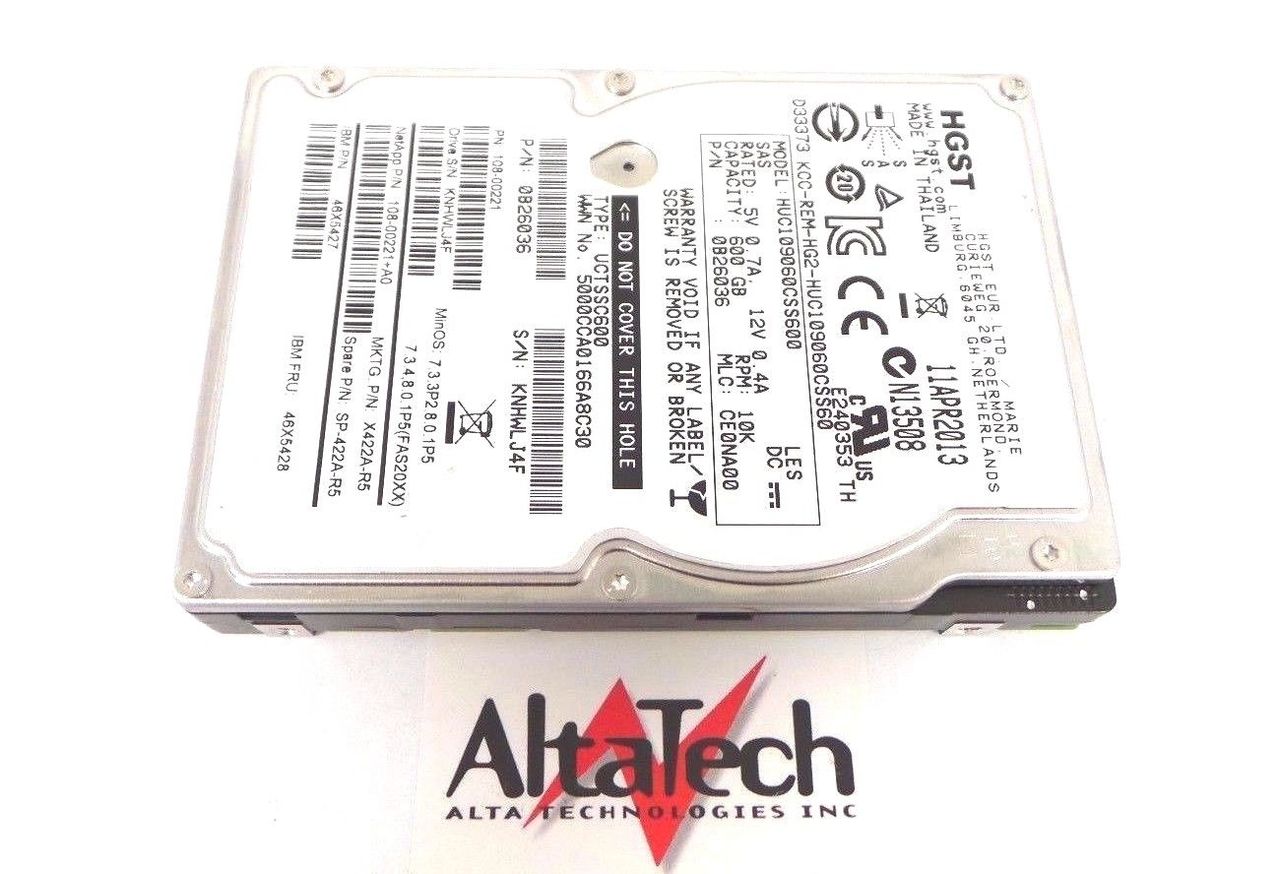 Hitachi C10K900 600GB 10K Hard Drive, Used