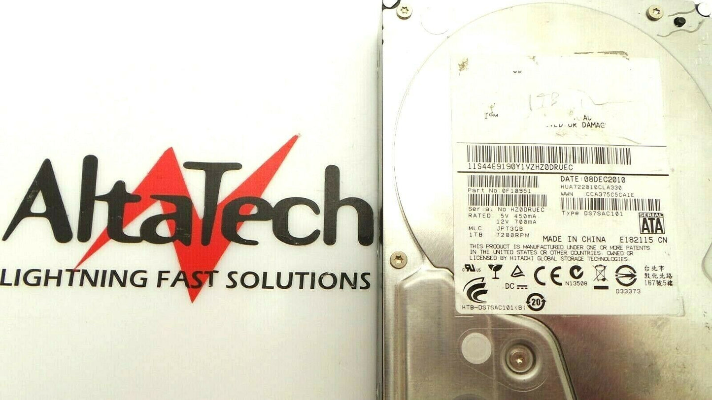 Hitachi HUA722010CLA330 1TB SATA 7.2K 3.5" 6G, Used