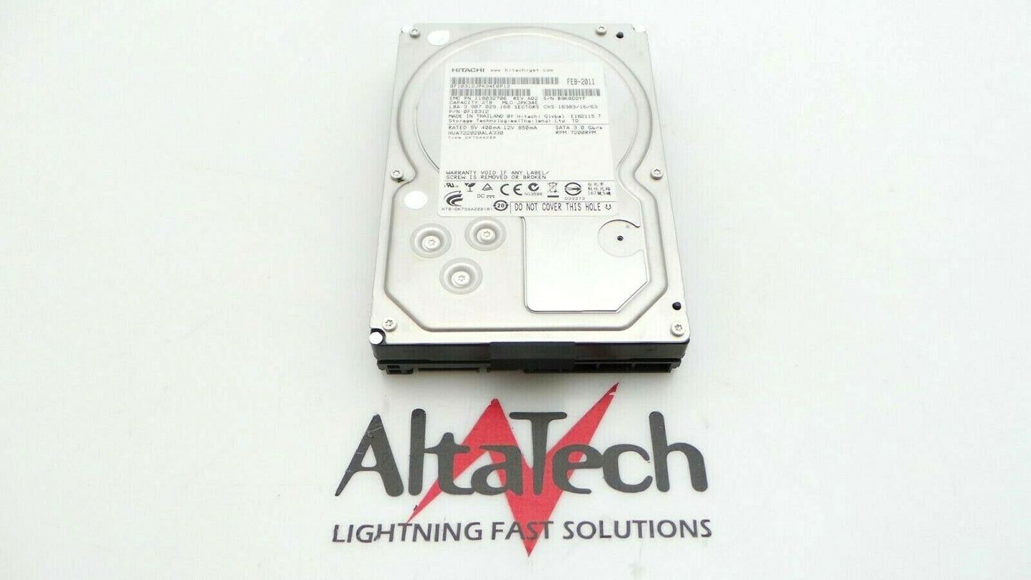 Hitachi HUA722020ALA330 2TB 7.2K SATA 3.5" 3G, Used