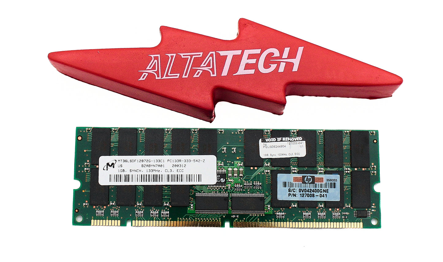 HP 127008-041 CPQ 1GB 133MHZ ECC MEMORY, Used