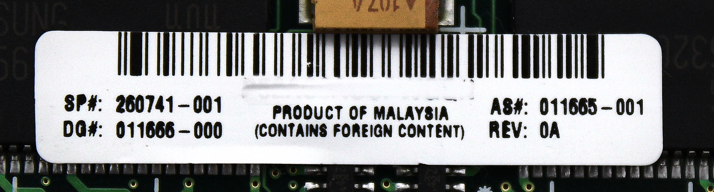 HP 260741-001 64MB CACHE MODULE, Used