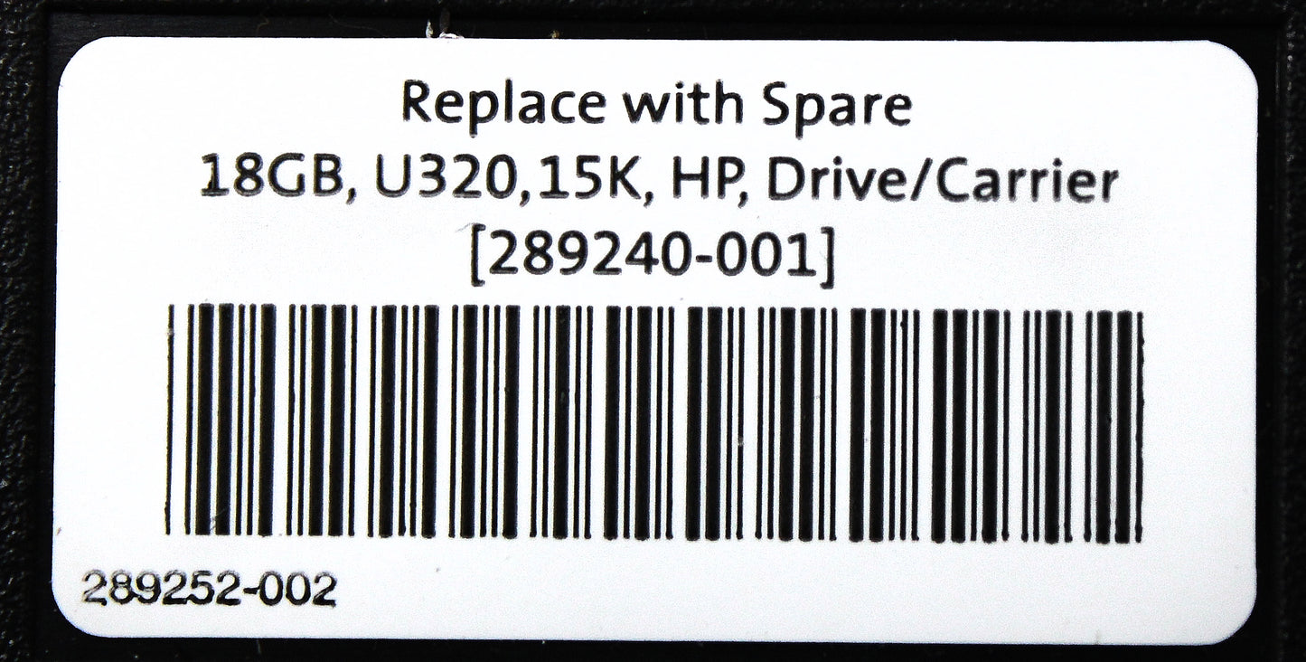 HP 289240-001/TRAY Drive Tray For 289240-001, Used