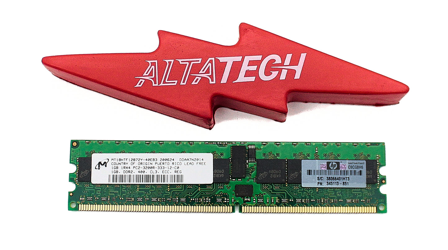 HP 345113-851 1GB PC2-3200 DDR2 ECC MM, Used