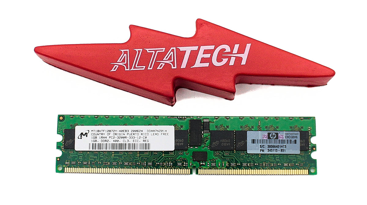 HP 345113-851 1GB PC2-3200 DDR2 ECC MM, Used