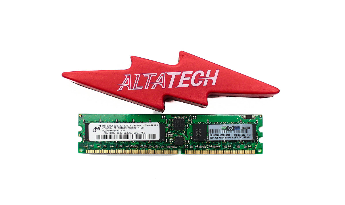 HP 367167-001 1GB DDR SDRAM DIMM, Used