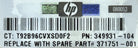 HP 371751-001 DL360G4 3.0/1MB CPU W/HEATSINK, Used