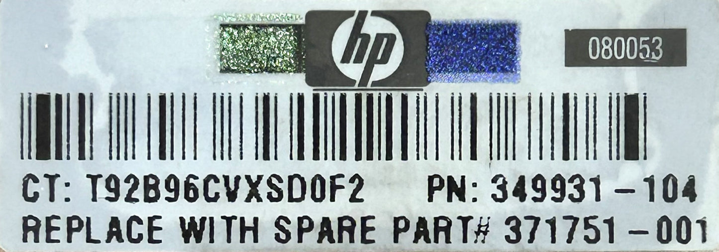 HP 371751-001 DL360G4 3.0/1MB CPU W/HEATSINK, Used
