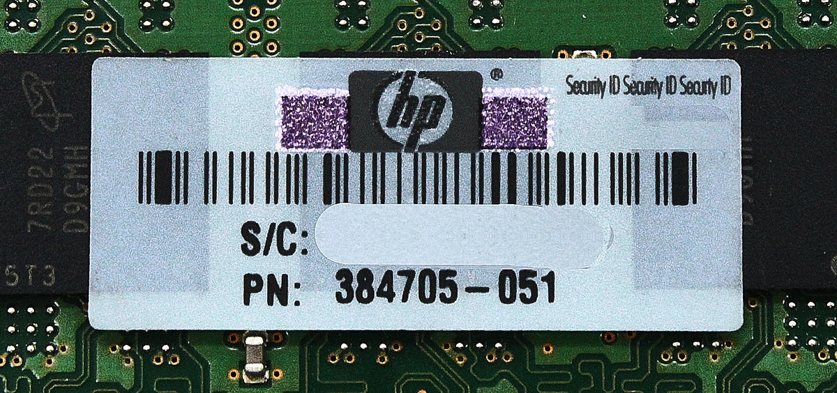 HP 384705-051 1GB PC2-5300E DDR-667 2RX8 ECC, Used