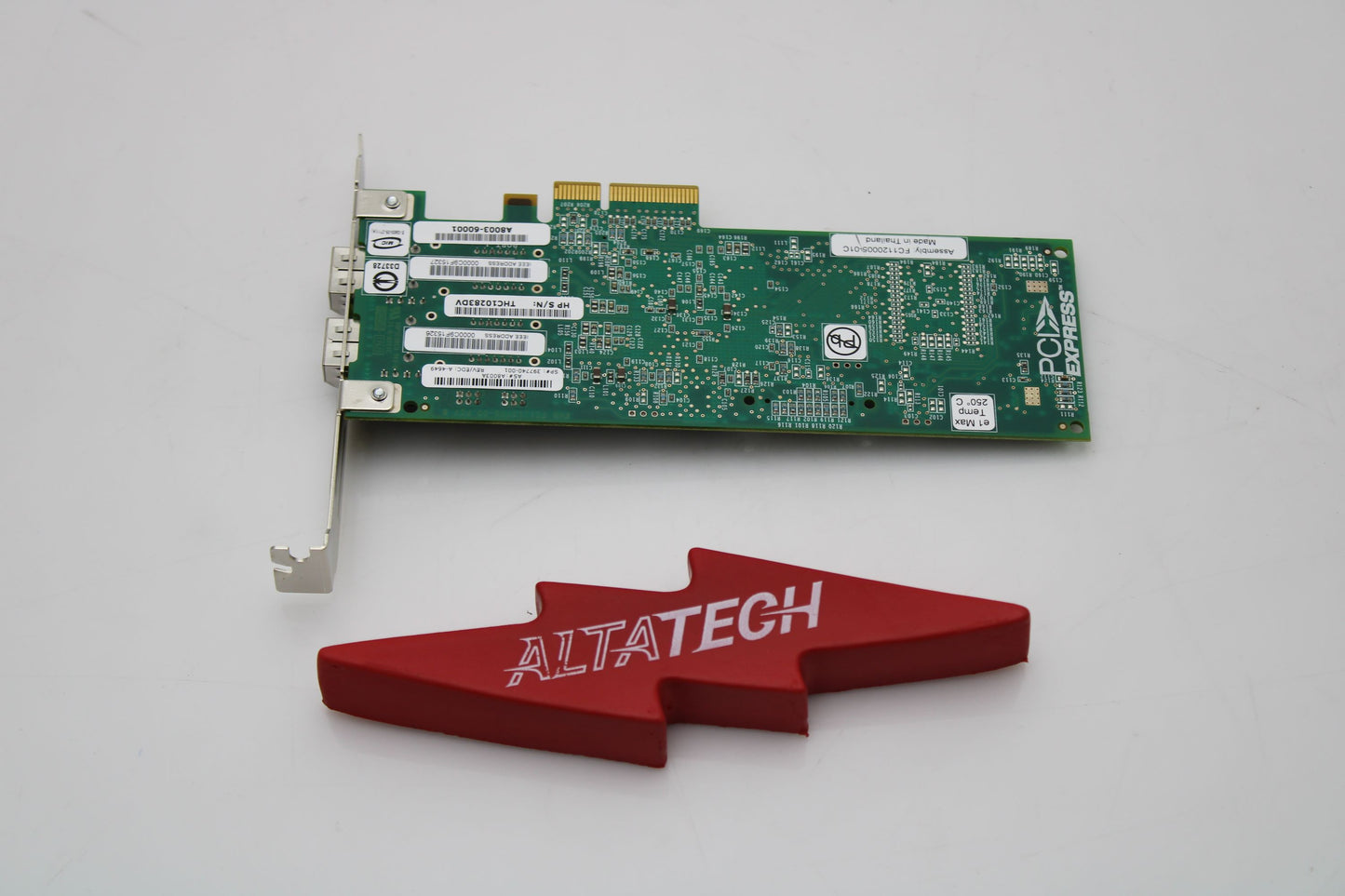 HP 397740-001 2 Port 4GB Fibre Channel PCI-e Dual NIC Host Bus Adapter, Used