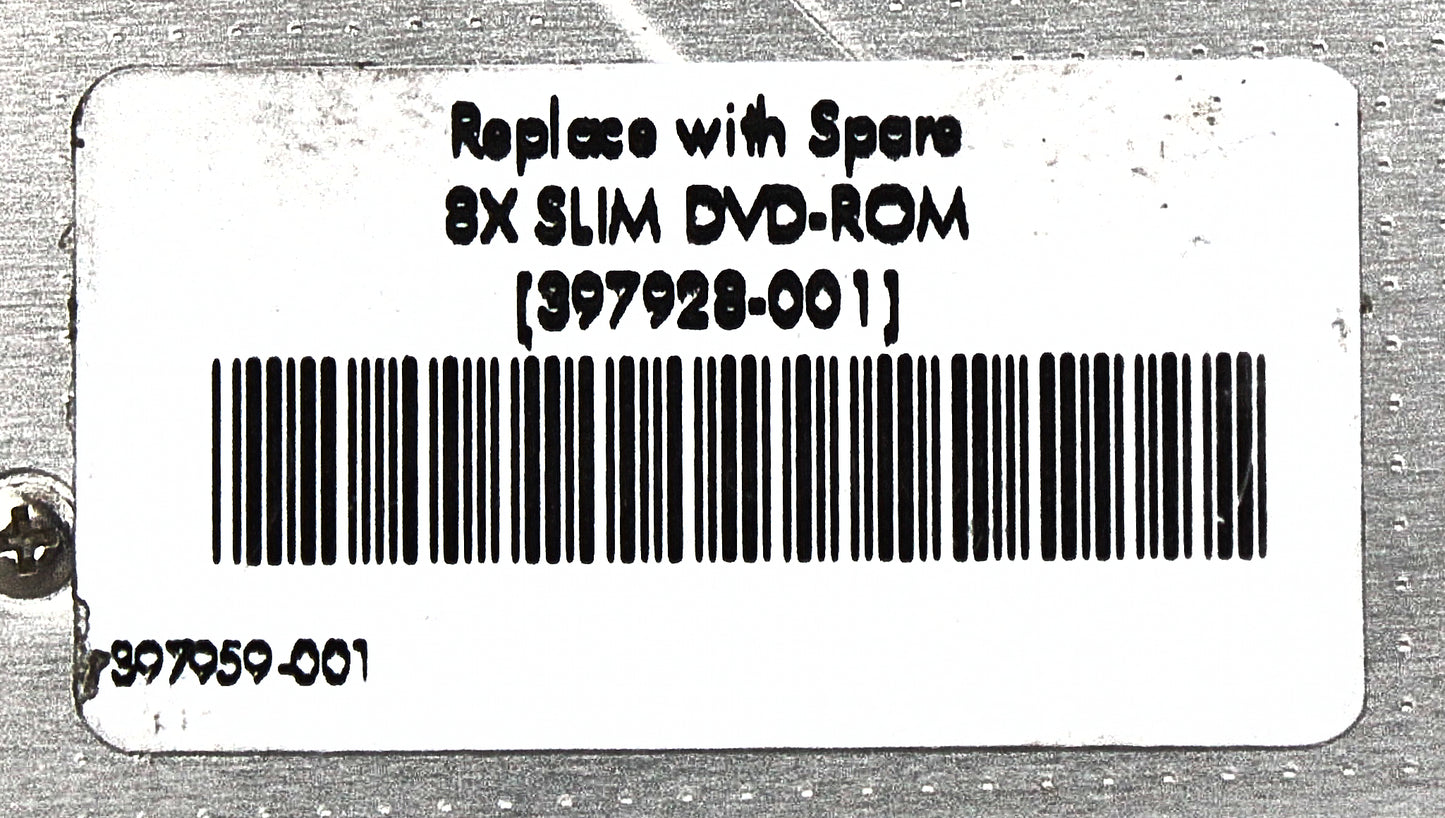 HP 397928-001 Slimline 24X / 8X CD / DVD-ROM Optical Disk Drive, Used