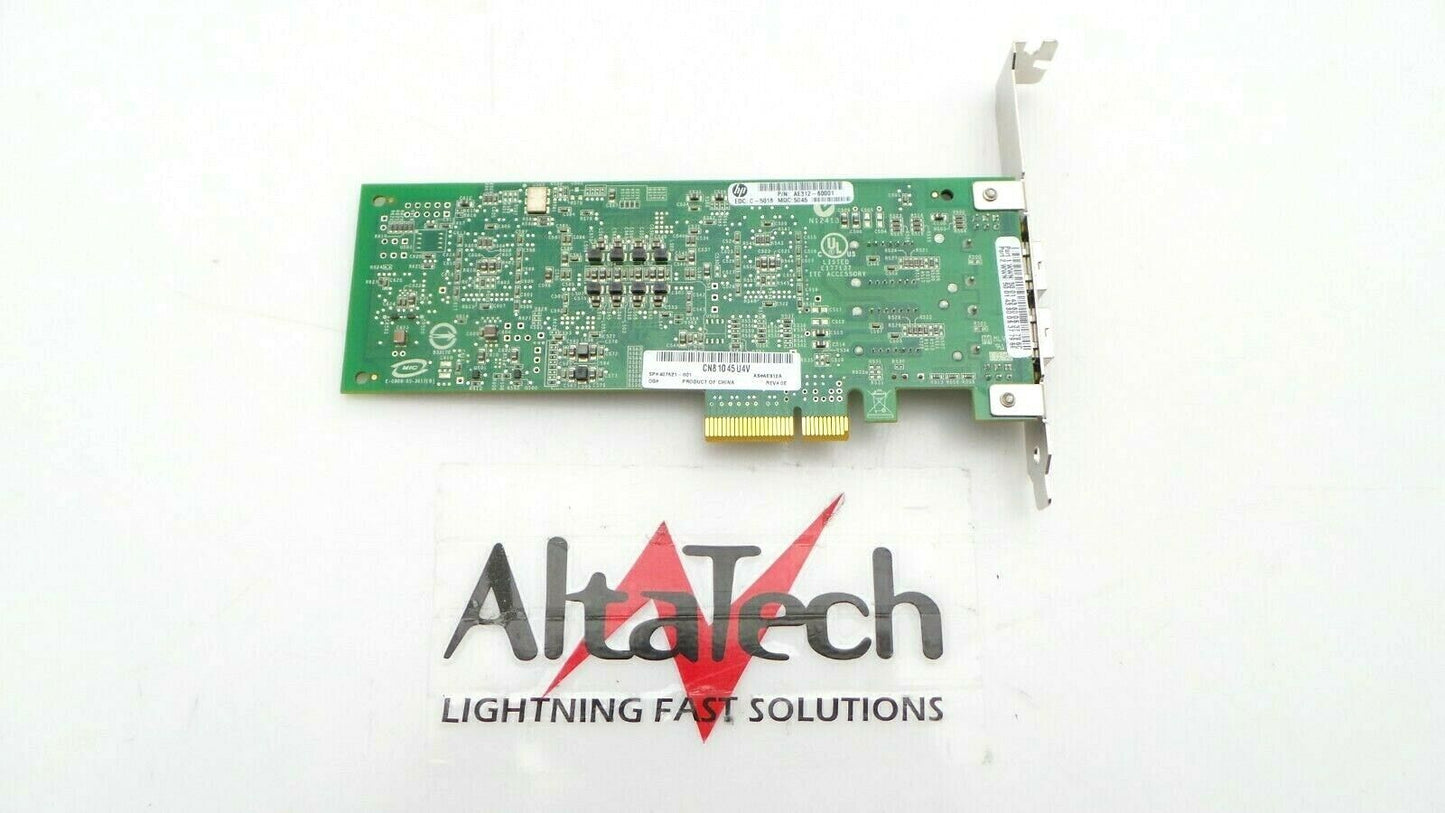 HP 407621-001 FC1242SR Dual Channel 4 GB PCI-e HBA, Used