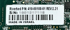 HP 410-00108-01 Riverbed Quad Port Network Adapter, Used