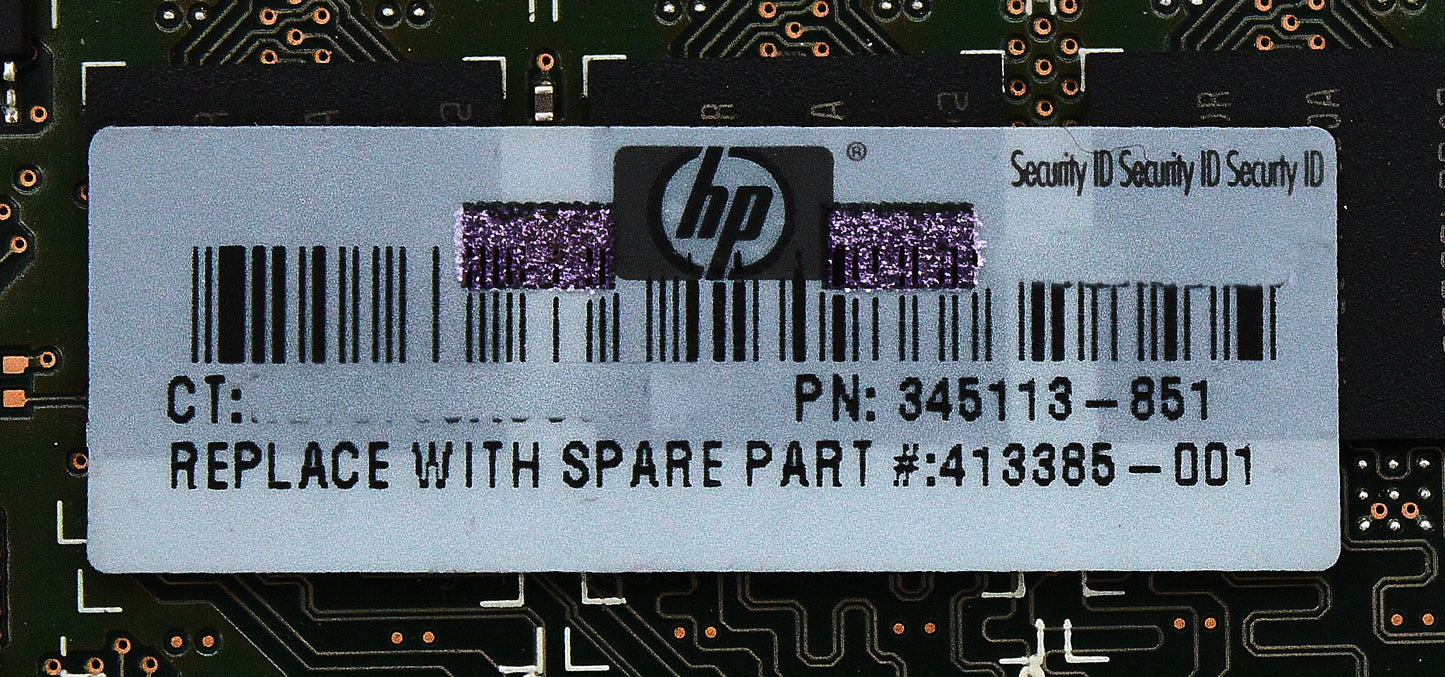 HP 413385-001 1GB 1RX4 PC2-3200R-333-12 DIMM, Used