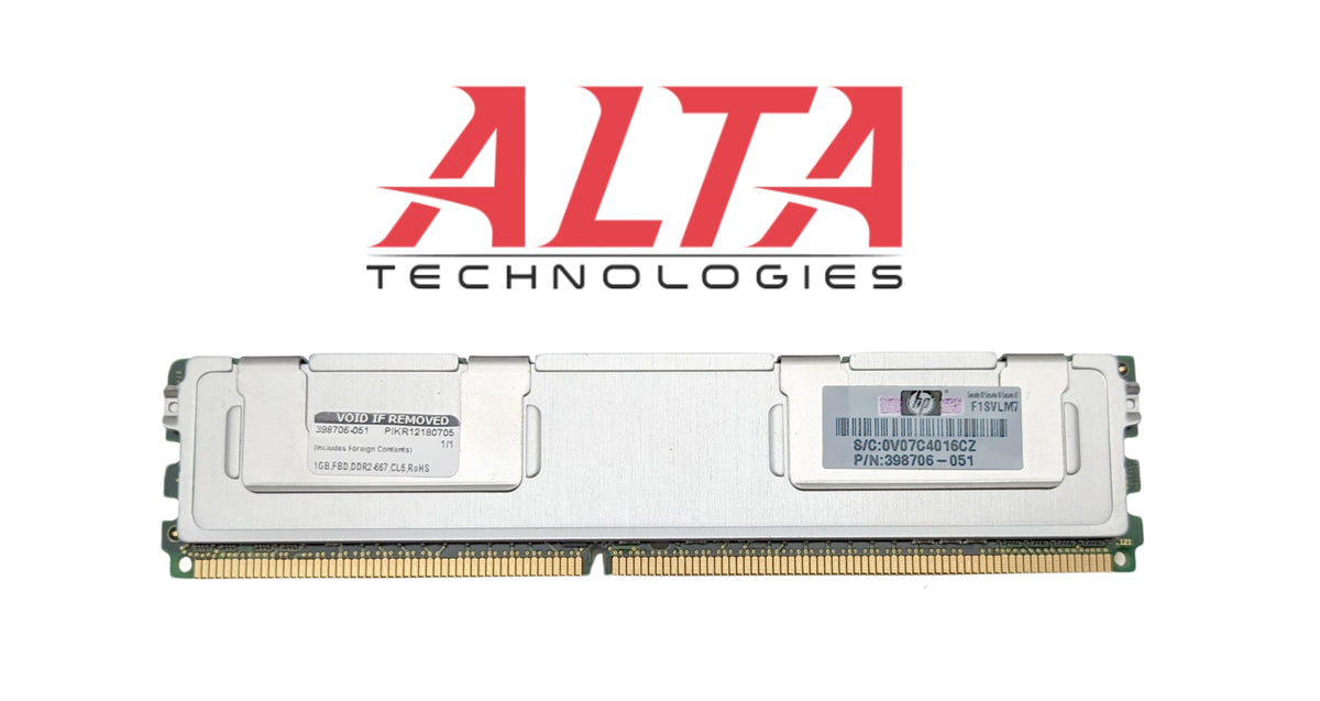 HP 416471-001 1GB PC2-5300 DDR2 DIMM, Used