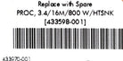 HP 433598-001 DUAL-CORE 64-BIT INTEL XEON  , Used
