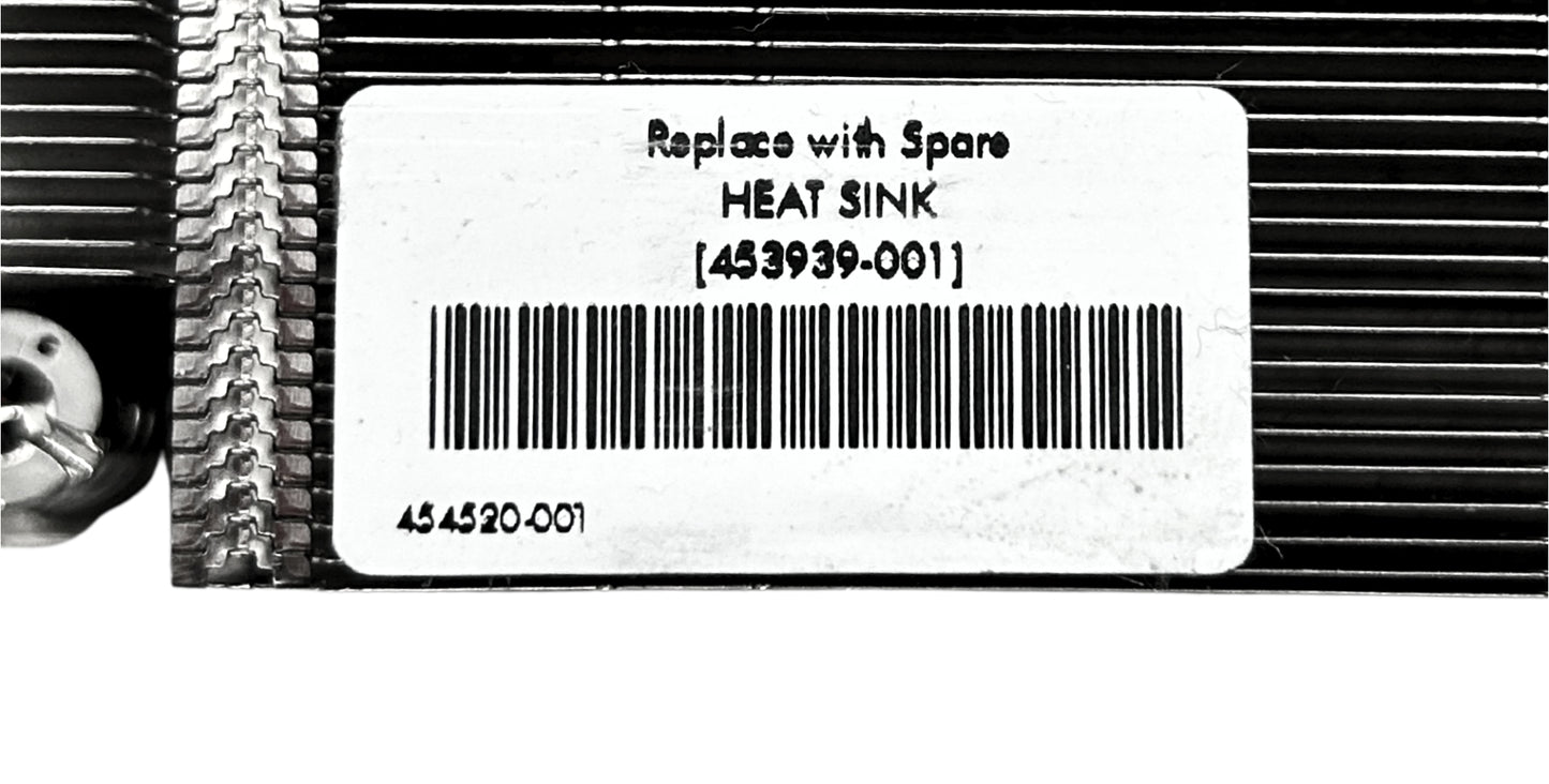 HP 453939-001 PROCESSOR HEATSINK (BL680CG5), Used