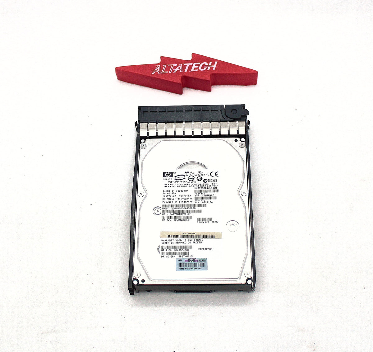 HP 454410-001 146GB 15K M6412A FC HDD, Used