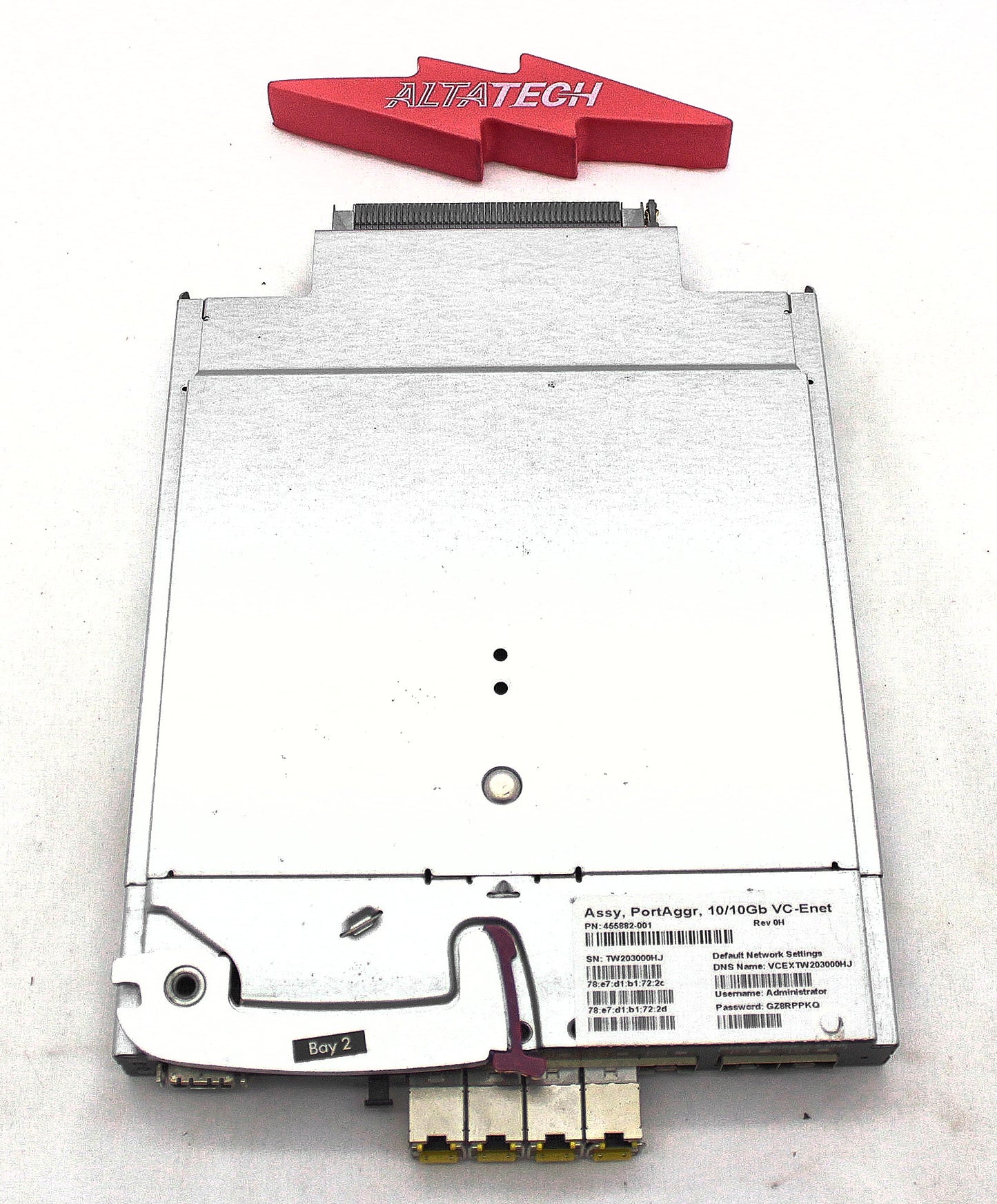 HP 455882-001 HP BLC VC FLEX-10 ENET MODULE OPT, Used