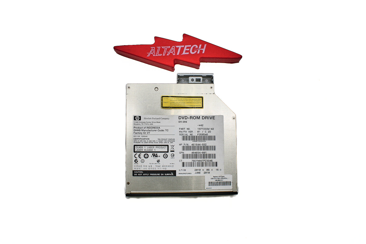 HP 481428-001 ProLiant DL360/DL580 Slimline SATA 12.7mm DVD-ROM Optical Disk Drive, Used