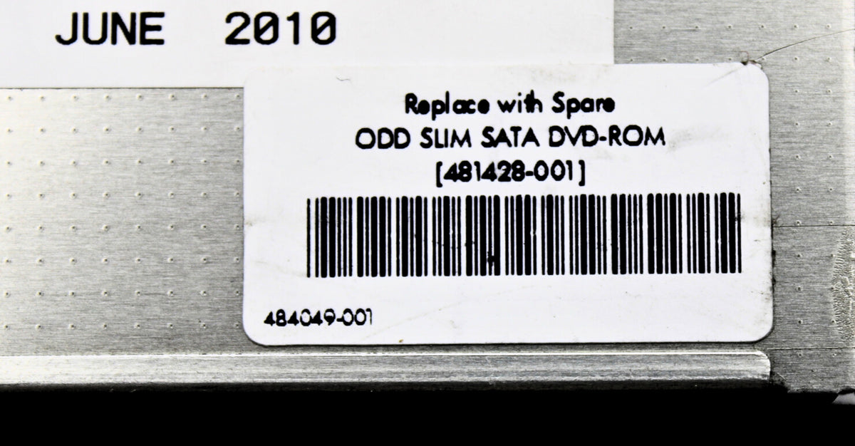 HP 481428-001 ProLiant DL360/DL580 Slimline SATA 12.7mm DVD-ROM Optical Disk Drive, Used