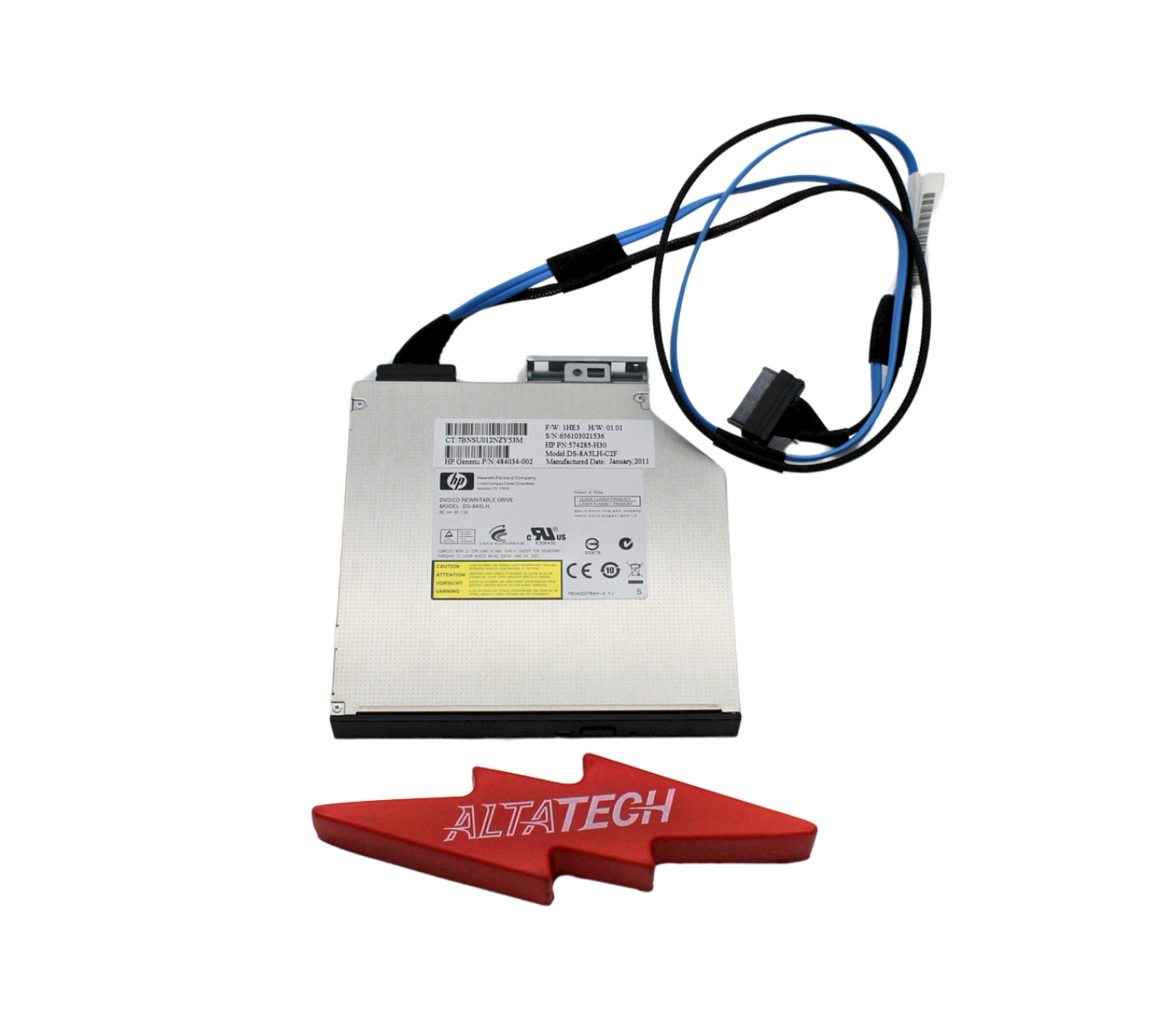 HP 484034-001_NOB 12.7MM SLIMLINE SATA DVD-ROM DRIVE, New Open Box